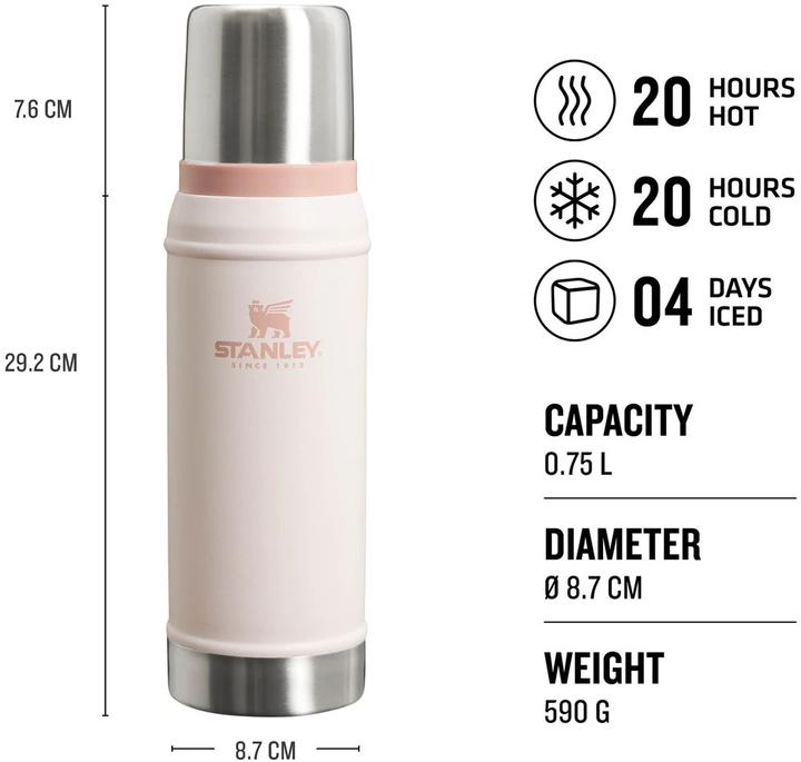 Immagine prodotto Stanley 1913 Termos Stanley Legendary Classic 0.75L Rose (0.75 l)