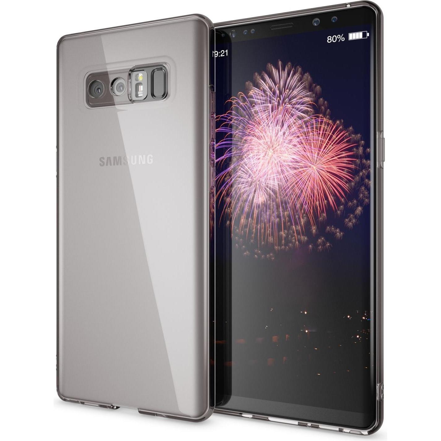 Nalia Handyhülle (Samsung Galaxy Note 8), Smartphone Hülle, Grau