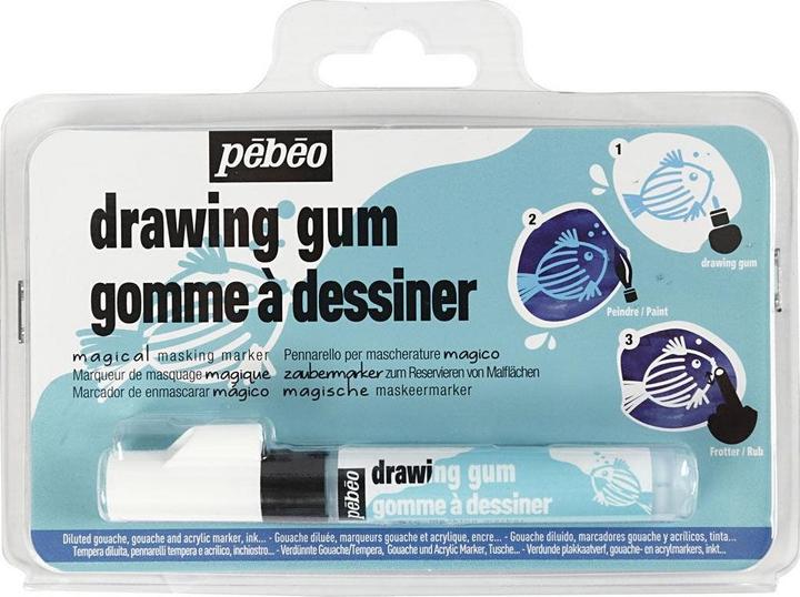 Produktbild Creativ Company Kalligraphiemarker Drawing Gum 1 Stück, Transparent