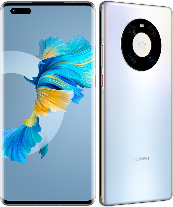 Huawei Mate 40 Pro (256 GB, Mystic Silver, 6.76", Doppia SIM ibrida + eSIM, 50 Mpx, 5G)