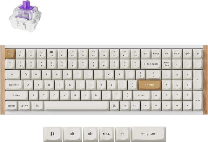 Actual product image Keychron K4 HE (US, Wireless, Cable)
