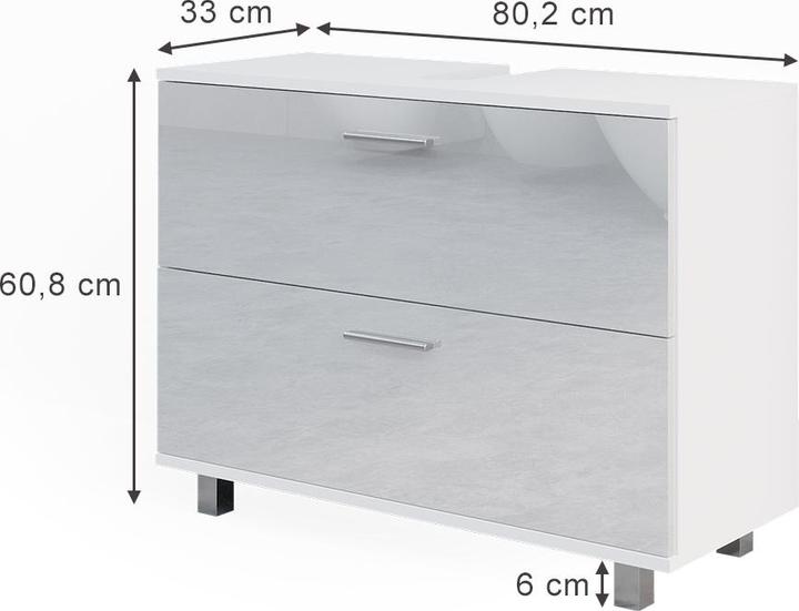Immagine prodotto Vicco Ilias (80,5 x 33 x 61 cm)