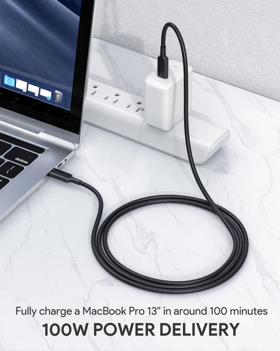 Produktbild Aukey USB-C (1 m, USB 3.1, 100 W)