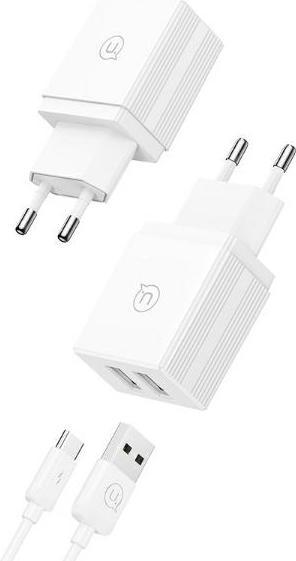 Produktbild Usams zestaw szybkiego ład. Typ-c 2.1 1m Fast Charging biały/white HC series (CC090)