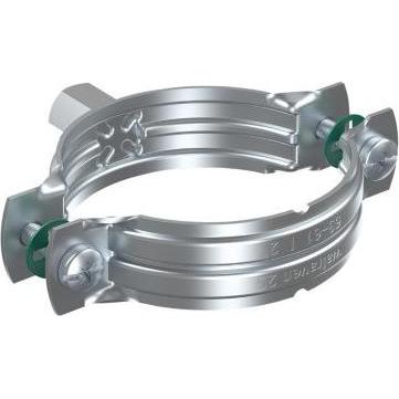 Walraven, Accessori per installazione sanitaria, 2S rørb. 38-46mm - Elforzinket 2-skrue rørbøjle uiso. og M8/10 gevind