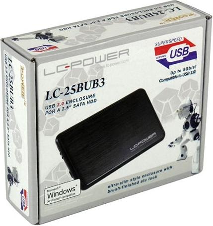 Produktbild LC-Power ext. 2.5" Gehäuse LC-25BUB3 (2.5")