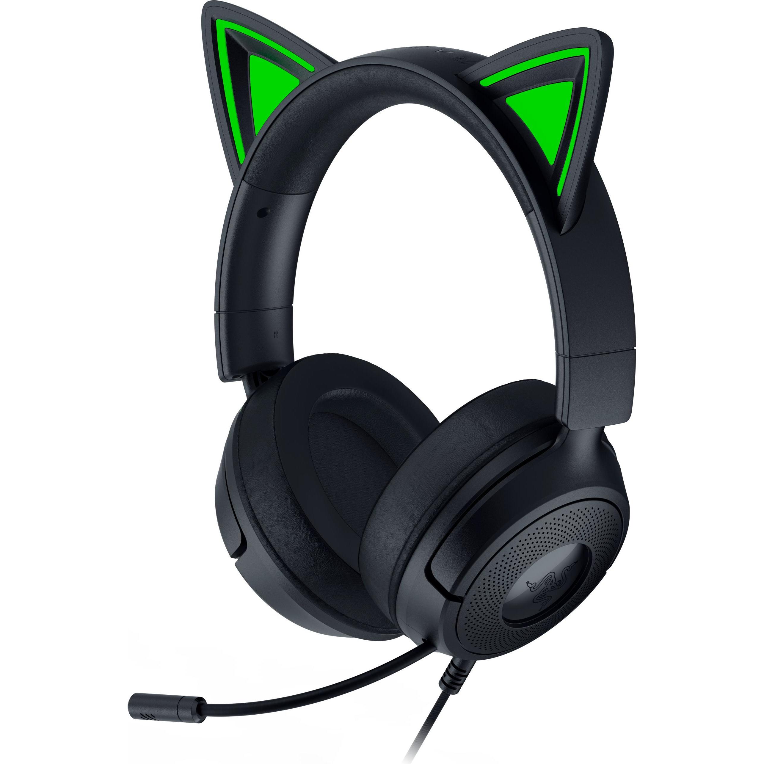 Razer Kraken Kitty V3 X - Black (Kabelgebunden), Gaming Headset, Schwarz