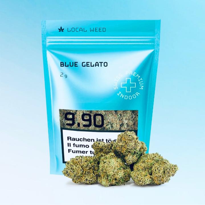 Actual product image Local Weed Blue Gelato (2 g, Indoor)