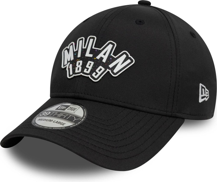 Immagine prodotto New Era 39Thirty Stretch Cap RUBBER AC Mailand schwarz - XS/ (S)