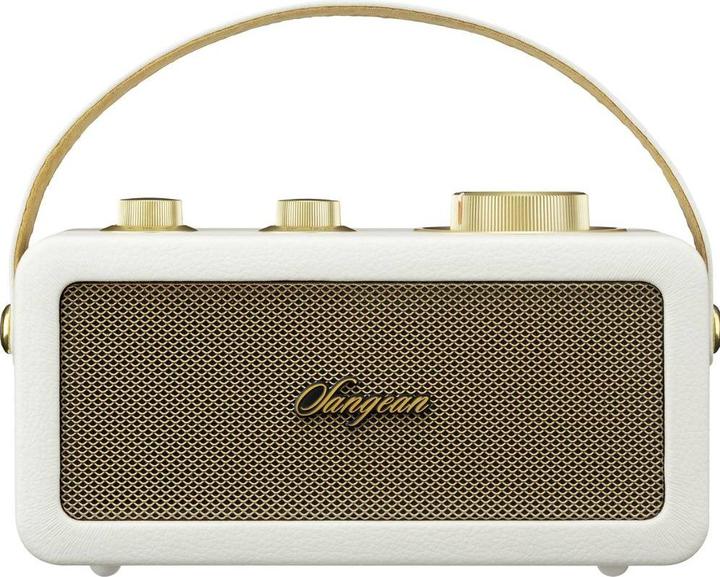 Image du produit Sangean RA-101 Radio à piles FM Bluetooth®, AUX rechargeable Ivory, Gold (FM, Bluetooth)