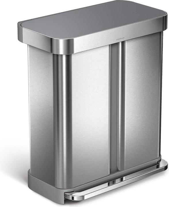 Produktbild Simplehuman CW2209 Doppelfach-Treteimer (58 l)