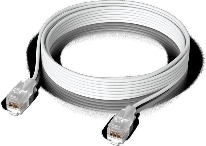 Actual product image Ubiquiti UACC-CABLE-PATCH-EL-15M-W - Netzwerkkabel RJ45, UTP, 15m, white (UTP, CAT6, 15 m)