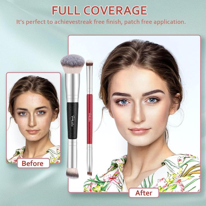 Produktbild Start Makers Make Up Pinsel Concealer Foundation Doppelseitig 2 Stück (Concealer)