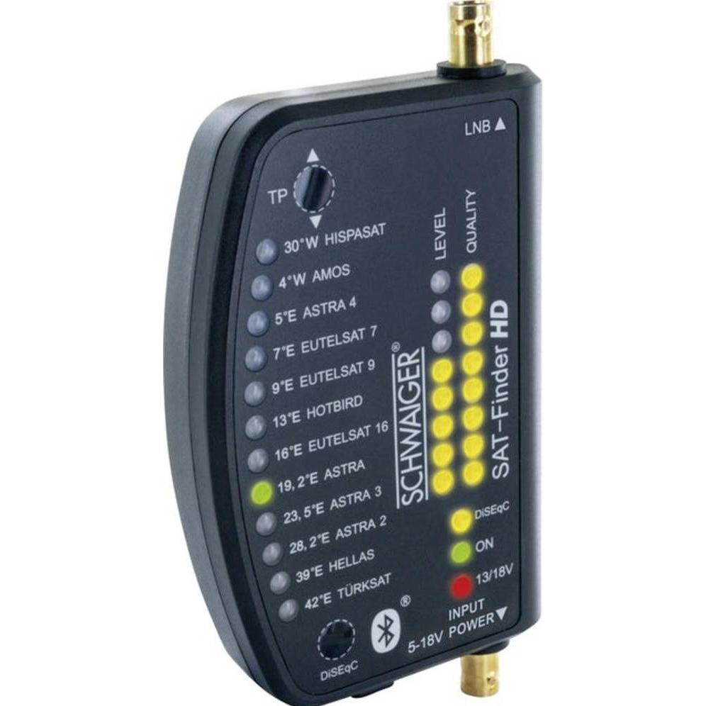 Schwaiger Sat-Finder HD (Messtechnik), SAT Zubehör, Schwarz