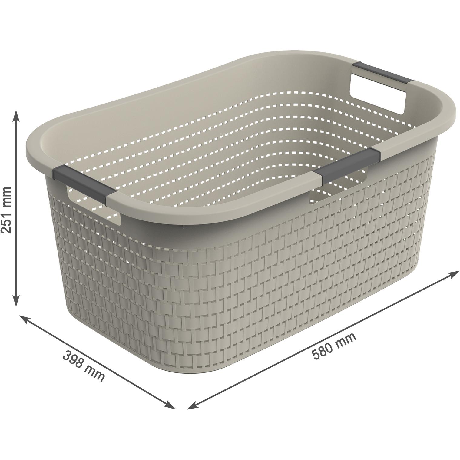 Thumbnail - Rotho, Wäschekorb, Country (40 l)