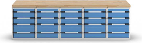 Actual product image eurokraft pro Workbench (300 cm, 90 cm)