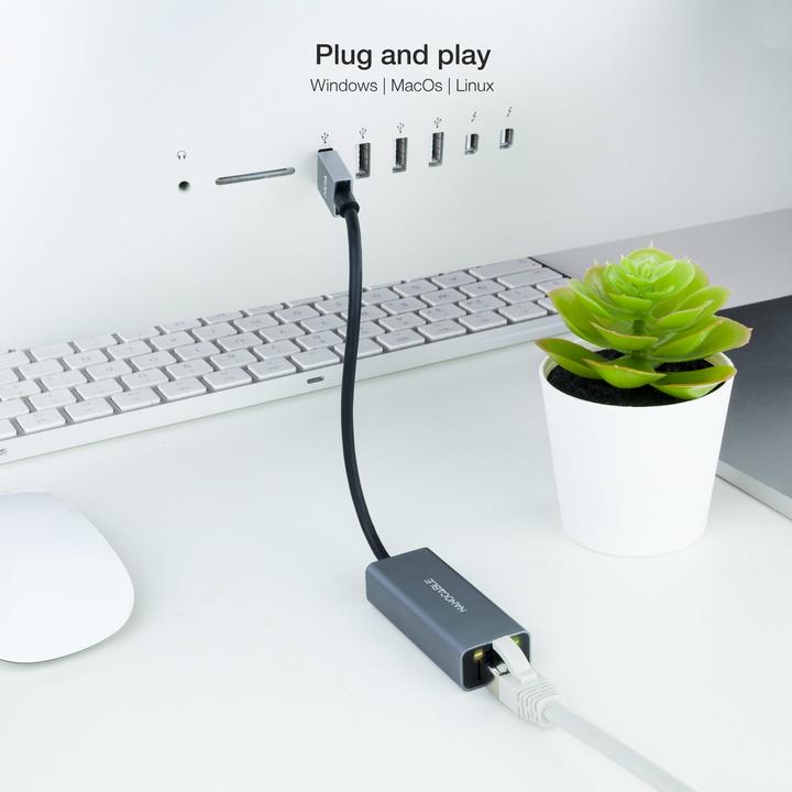 Immagine prodotto Nanocable 10.03.0405 (USB, RJ45 (1x))