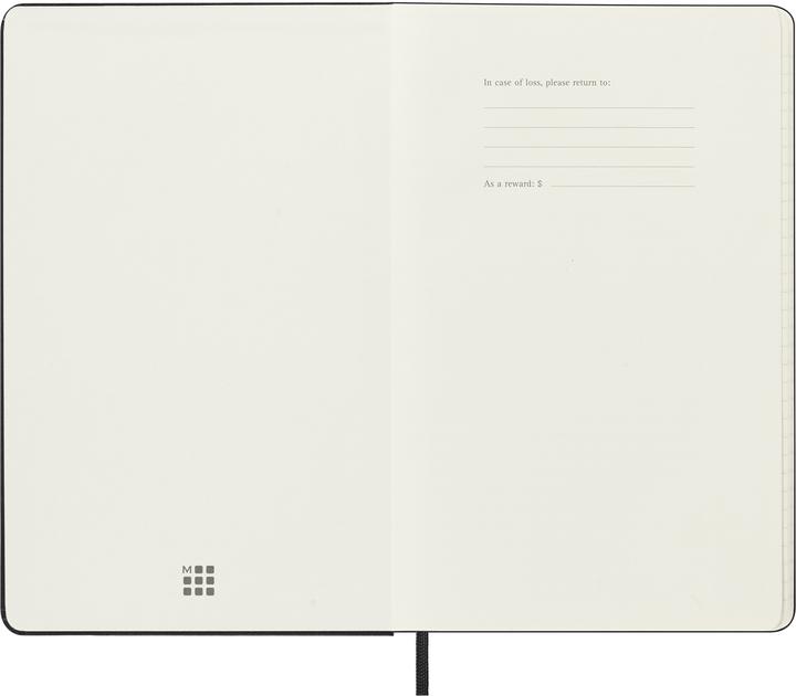 Produktbild Moleskine MOLESINKE Agenda Smart Diary Large 2026 MDHB12WN3 1W/1S schwarz HC 13x21cm (13 x 21 cm, Englisch)
