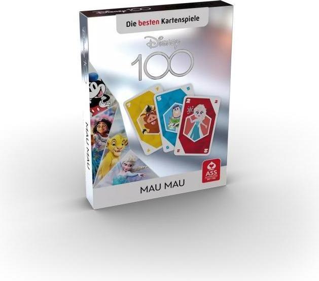 Immagine prodotto ASS Altenburg 10038771-0001 - Disney 100 - Mau Mau, per 2-4 giocatori, a partire da 5 anni (edizione DE) (Francese, 2 - 4 Giocatori)