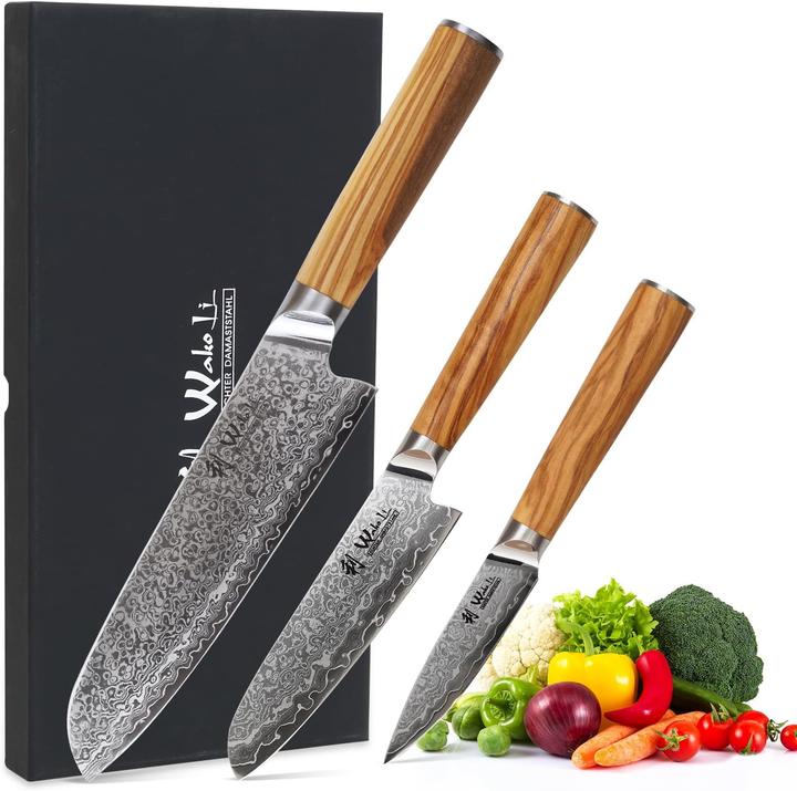 Actual product image Wakoli 3-teiliges Oribu Kiritsuke Messerset (18 cm)