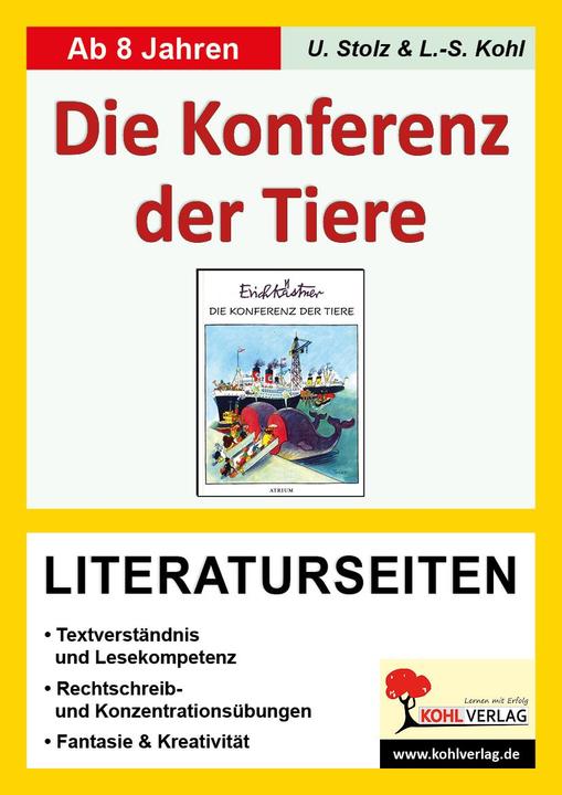 Produktbild Konferenz der Tiere / Literaturseiten (Deutsch, Lynn-Sven Kohl, Ulrike Stolz, 2006)