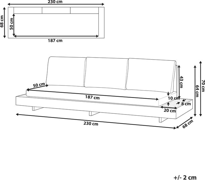Produktbild Beliani Marettimo