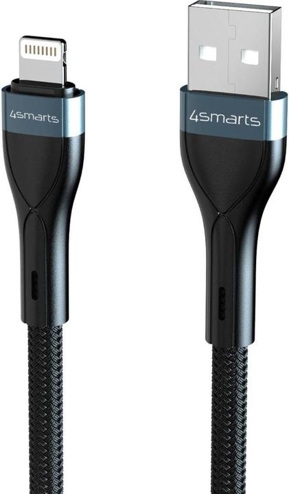 Actual product image 4smarts USB 2.0 cable PremiumCord USB A - Lightning 1 m (1 m, USB 2.0, 12 W)