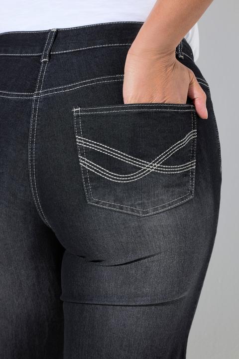 Image du produit Angel of Style Jean Nora large et droit aux propriétés stretch confortables, 4 poches (46)