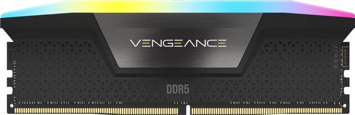 Actual product image Corsair DDR5, 7000MT/s 96GB 2x48GB DIMM, Unbuffered, 40-52-52-114, Std PMIC, XMP 3.0, VENGEANCE RGB DDR5 Bla (2 x 48GB, 4800 MHz, DDR5 RAM, DIMM)