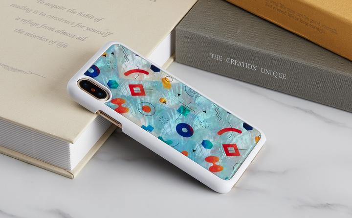 Produktbild Ikins SmartPhone case iPhone XS/S poppin rock white (Apple iPhone XS)