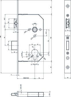 Produktbild Assa Abloy Sicherheits-Einsteckschloss Casa Beta 30100