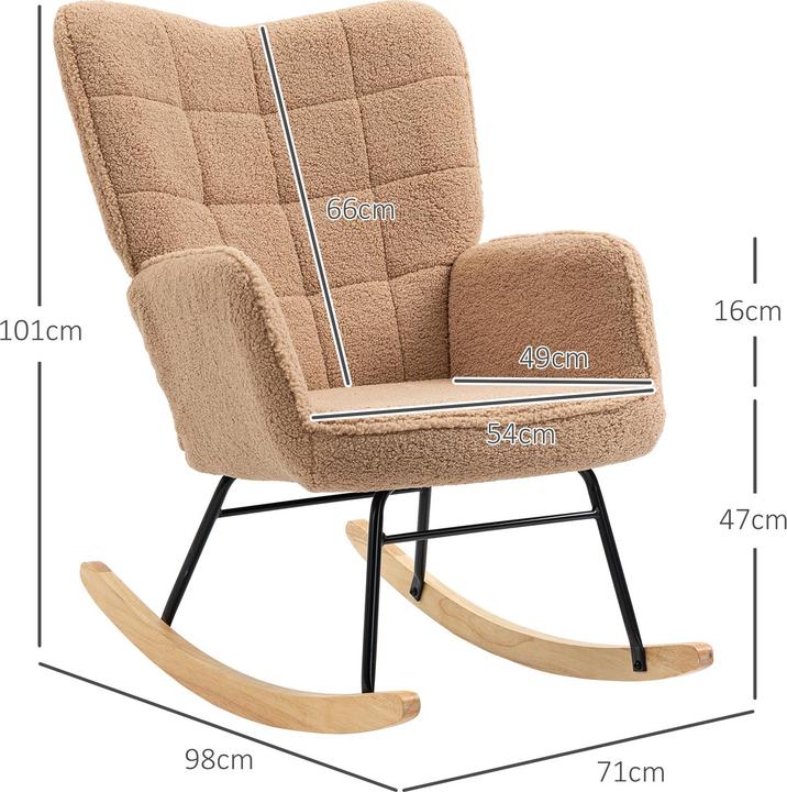 Immagine prodotto Homcom Sedia a dondolo