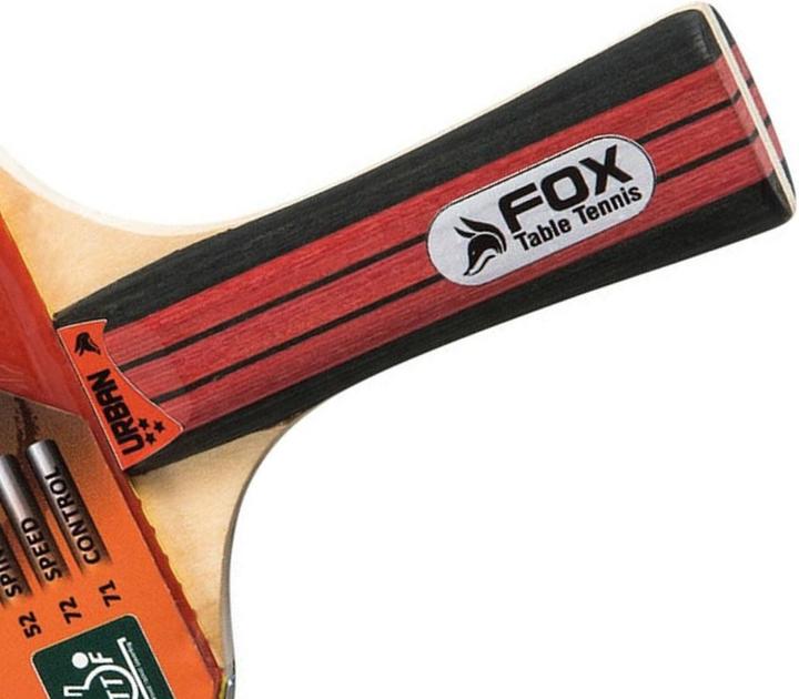 Actual product image Fox TT Urban 3 Star table tennis racket