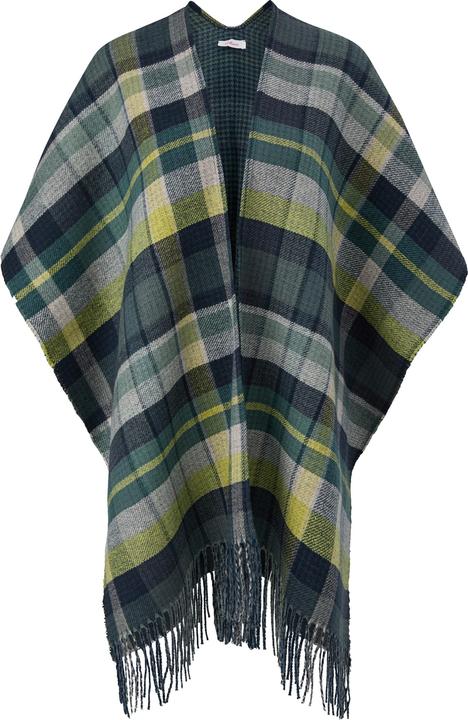 Produktbild s.Oliver Indoor-Poncho Poncho mit Fransen (One Size)