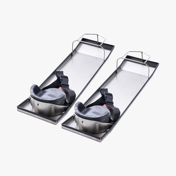 Vevor Concrete Knee Boards 30 x 8 Inches Stainless Steel Concrete Gliders