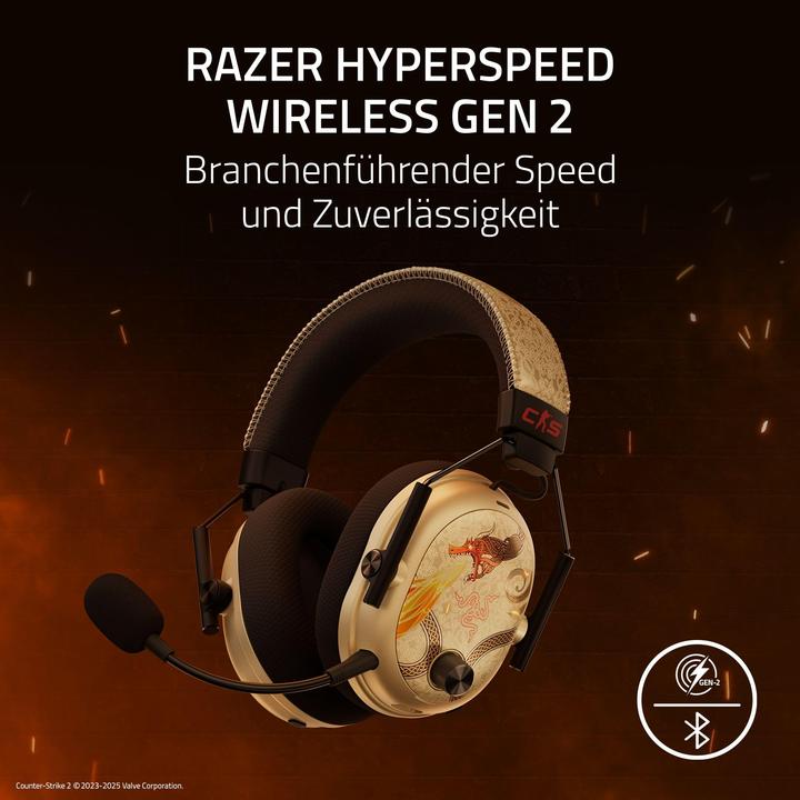 Produktbild Razer Blackshark V3 Pro Headset Cs 2 (Kabelgebunden, Kabellos)