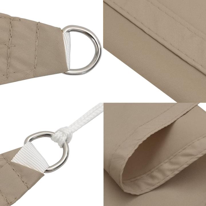 Produktbild VidaXL Sonnensegel Taupe 2X2X2 M 100% Polyester Oxford Orange