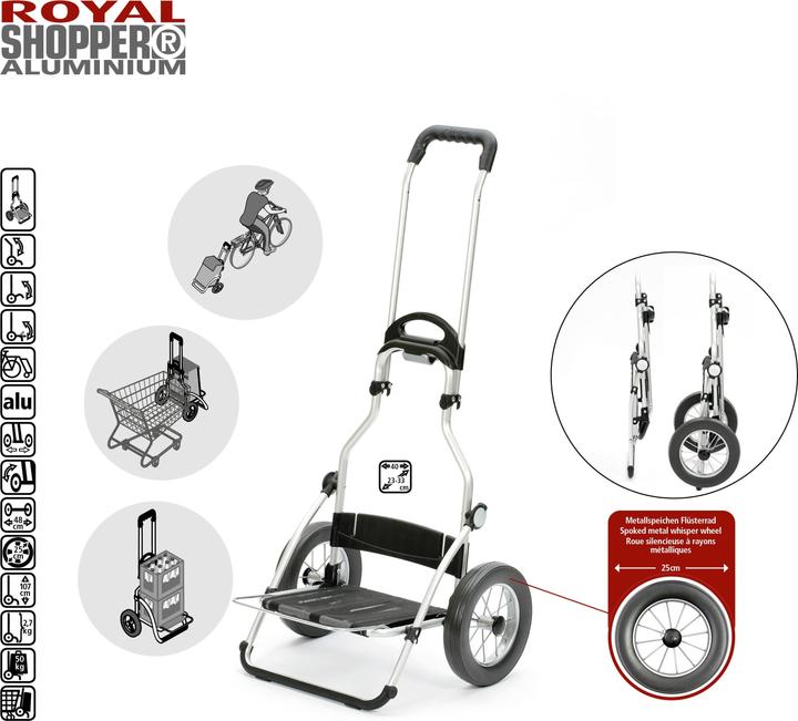 Actual product image Andersen Royal Shopper Ole shopping trolley 59 cm
