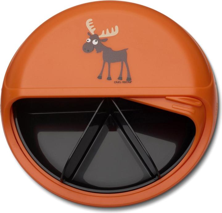 Actual product image Carl Oscar Moose snack container
