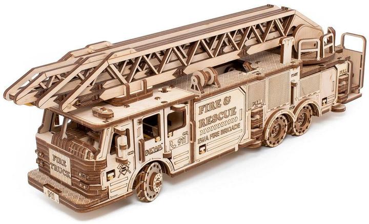 Eco Wood Art Camion de pompiers - Kit de construction en bois 3D