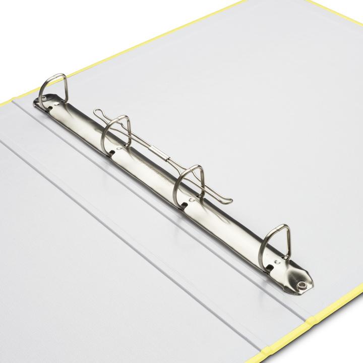 Immagine prodotto Hama Cartella con meccanismo di combinazione a 4 anelli, larghezza dorso 39 mm, giallo (A4, 39 mm, 1 pz.)