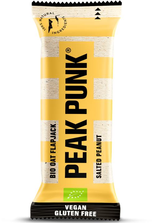 Actual product image Peak Punk Organic Oat Flapjack (Salted Peanut, 12 pcs., 720 g)