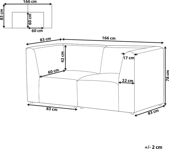 Produktbild Beliani Lemvig (Modular Sofa)