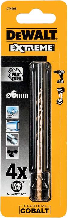 Actual product image DeWalt Metal drill (6 millimetres)