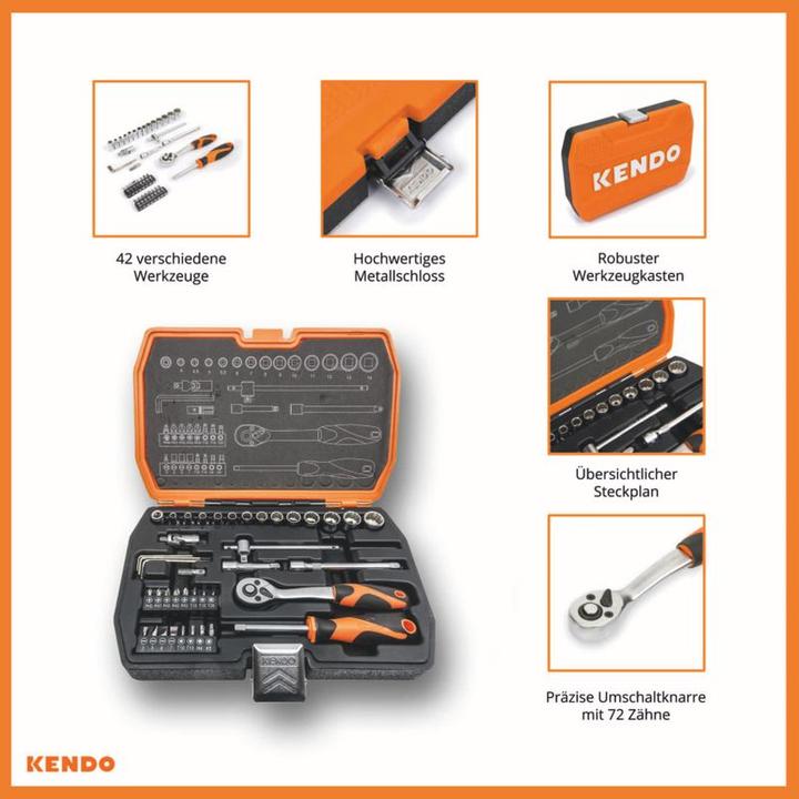 Produktbild Kendo Steckschlüssel - & Bitsatz