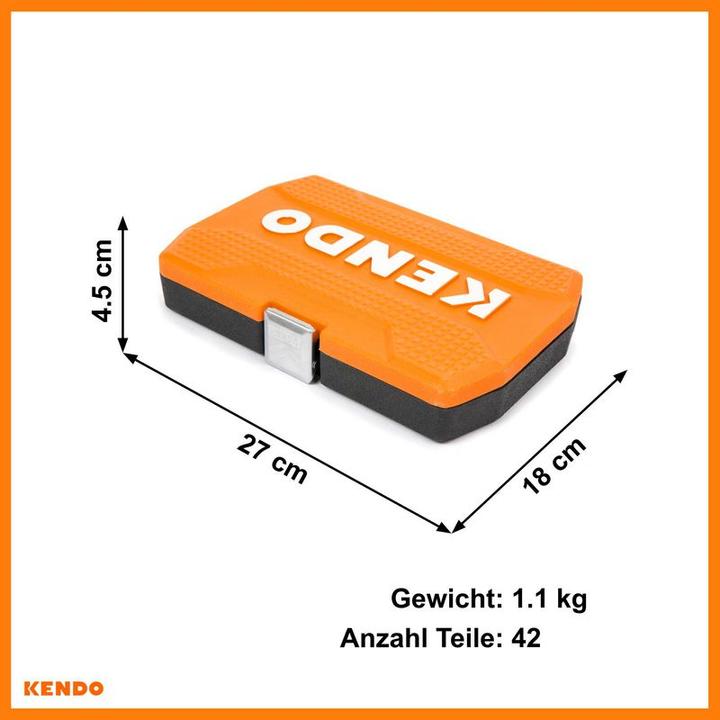 Produktbild Kendo Steckschlüssel - & Bitsatz