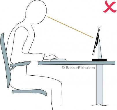 Actual product image Bakker Elkhuizen Space-arm, Clamp (Table, 14 kg)