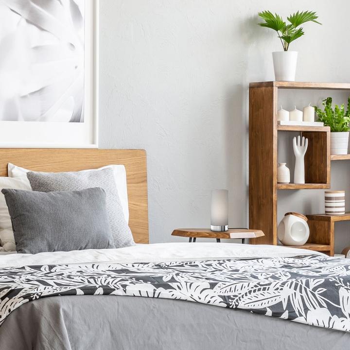 Produktbild B.K.Licht Tischleuchte, chrom-grau, 1xE14/40W max. exkl. (E14)