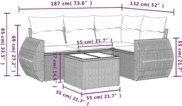 Actual product image vidaXL Silvano