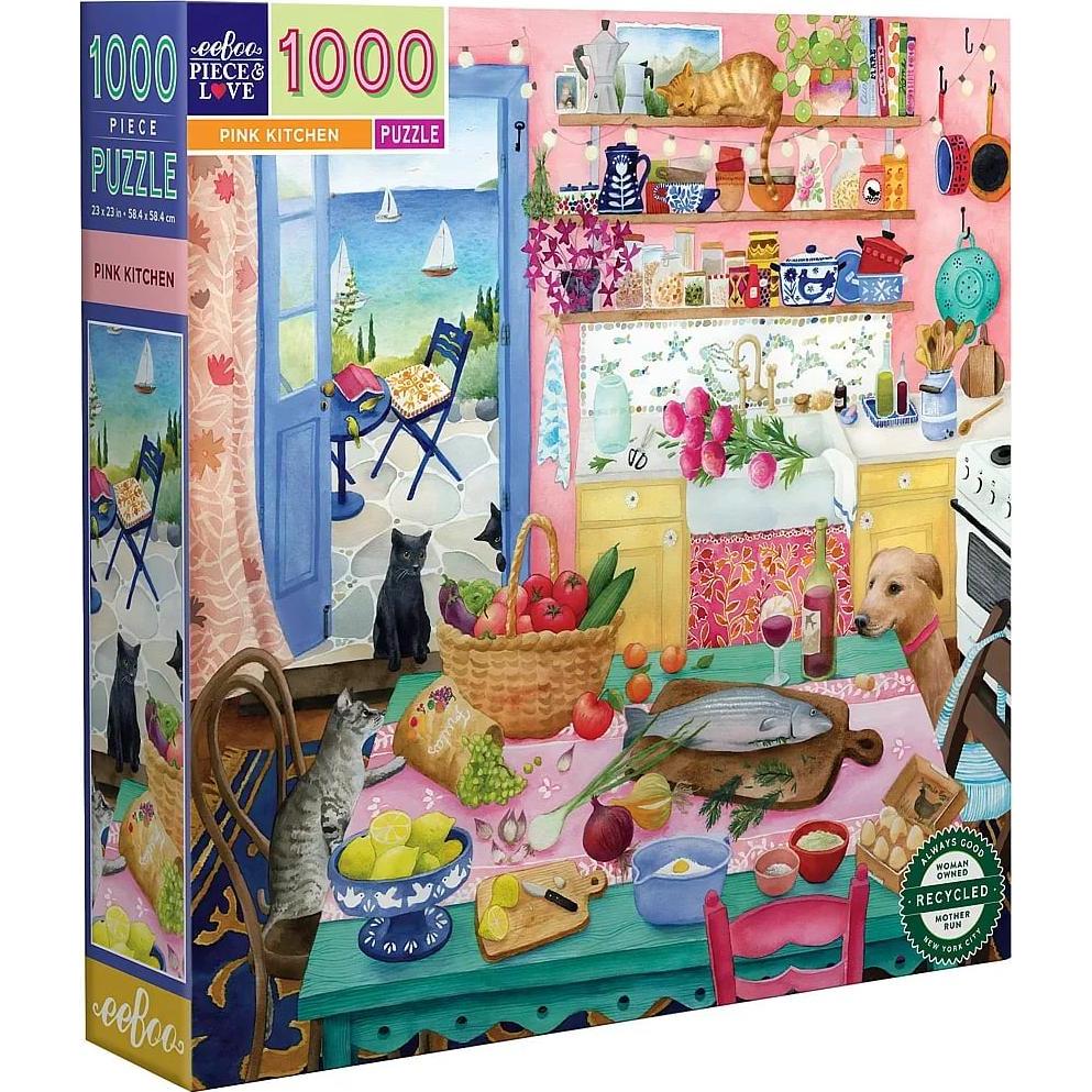 Eeboo Cucina Rosa (1000 Pezzi)